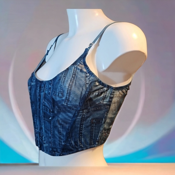 NWoT Size M Urban Outfitters stretch corset "Margot" bustier, 2023 collection - Picture 16 of 16